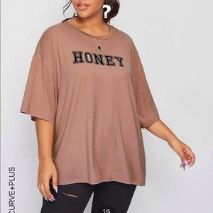 Oversized “Honey” shirt